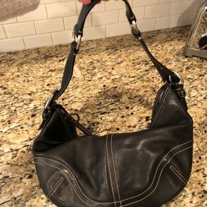 Coach Black Leather SoHo Purse
